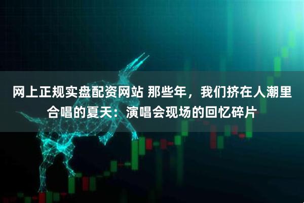 网上正规实盘配资网站 那些年，我们挤在人潮里合唱的夏天：演唱会现场的回忆碎片